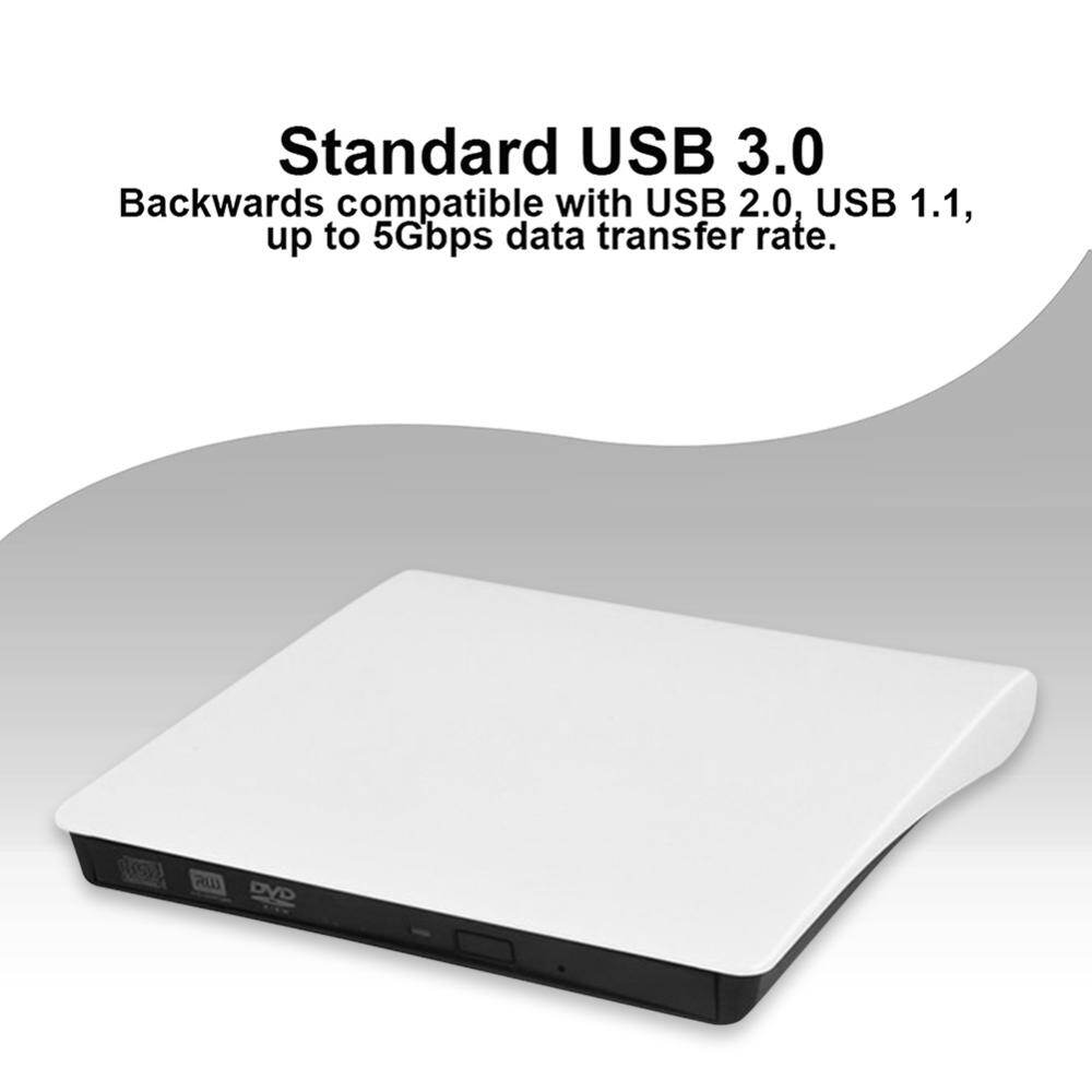 Chống trượt USB 3.0 SATA DVD gắn ngoài CD-ROM RW Máy nghe nhạc Ổ đĩa quang vỏ ngăn
