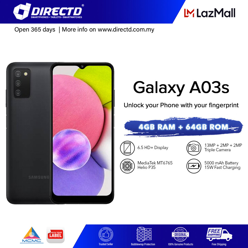 [READY STOCK] Samsung Galaxy A03s (3GB RAM+32GB ROM & 4GB RAM+64GB ROM ...