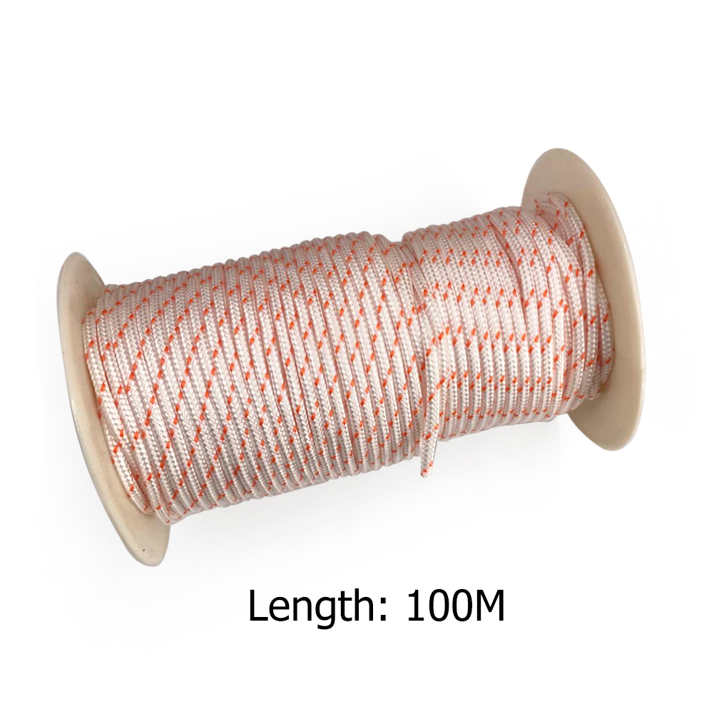 3.0/3.5/4.0mm Nylon Fiber Recoil Pull Starter Cord Rope Fits 100M