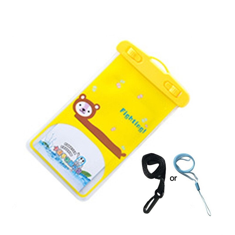Ready Stock Cartoon Animal Cellphone Waterproof Bag Durable Pouch for Universal Mobile Phone OUA1715