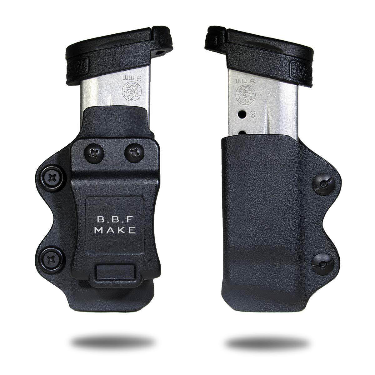 Belt Pistol Holster for Concealed Carry 9mm IWB Single Magazine Holster Pouch