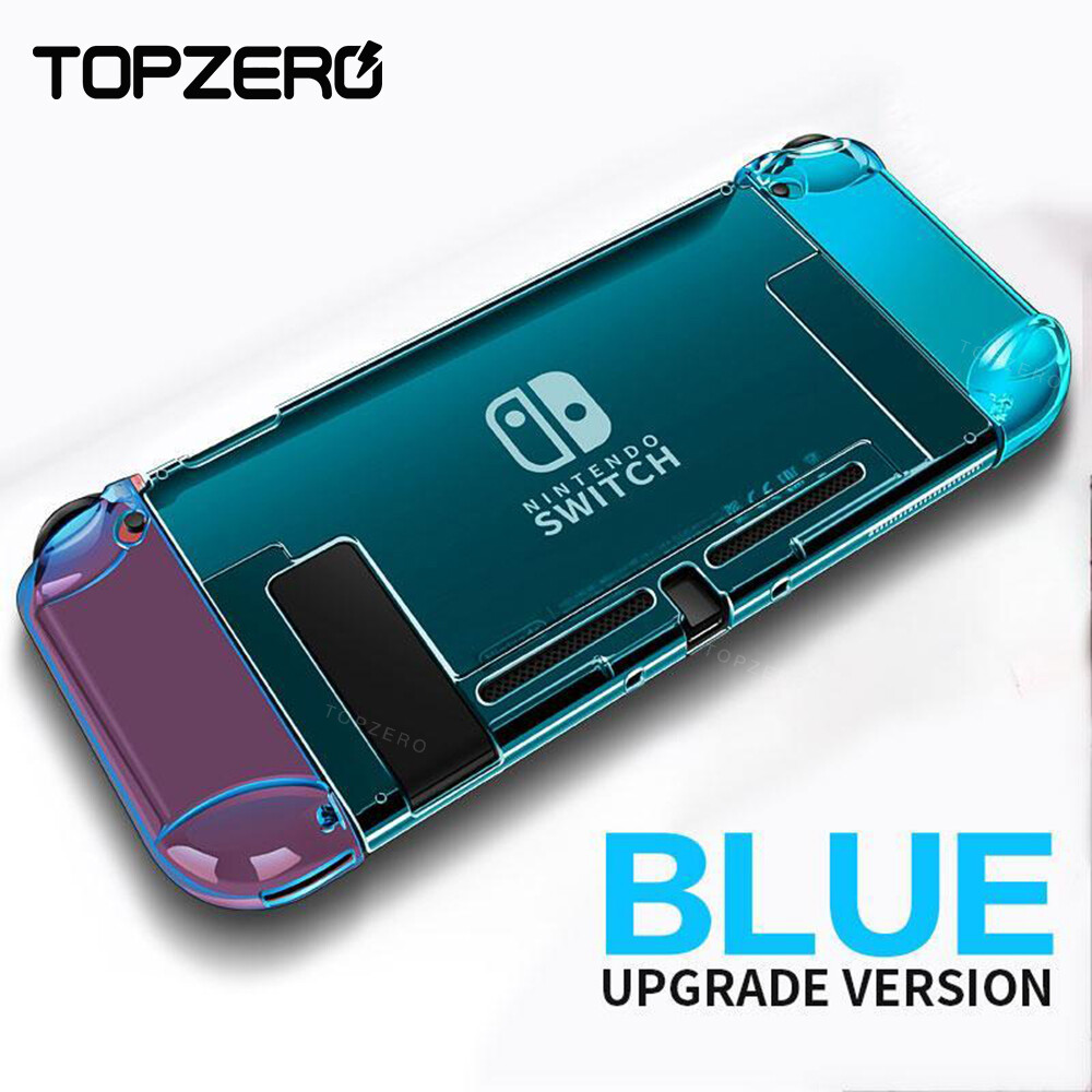 TOPZERO Detachable Crystal PC Transparent Protective Case For Nintendo Switch NS NX Cases Hard Back Cover