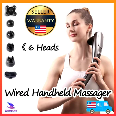 CMG12 ✅ READY STOCK ✅ WIRED Handheld Massager Muscle Massage Muscle Vibration Muscle Massager Body Massage Body Massager Body Electric Hand Held Massage Pain Massager Neck Massager Leg Massager Electronic Massage Sport Relax