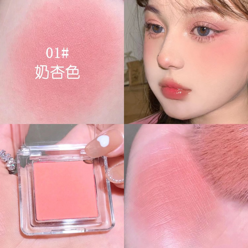 Pearl monochrome powder blush long lasting matte blush