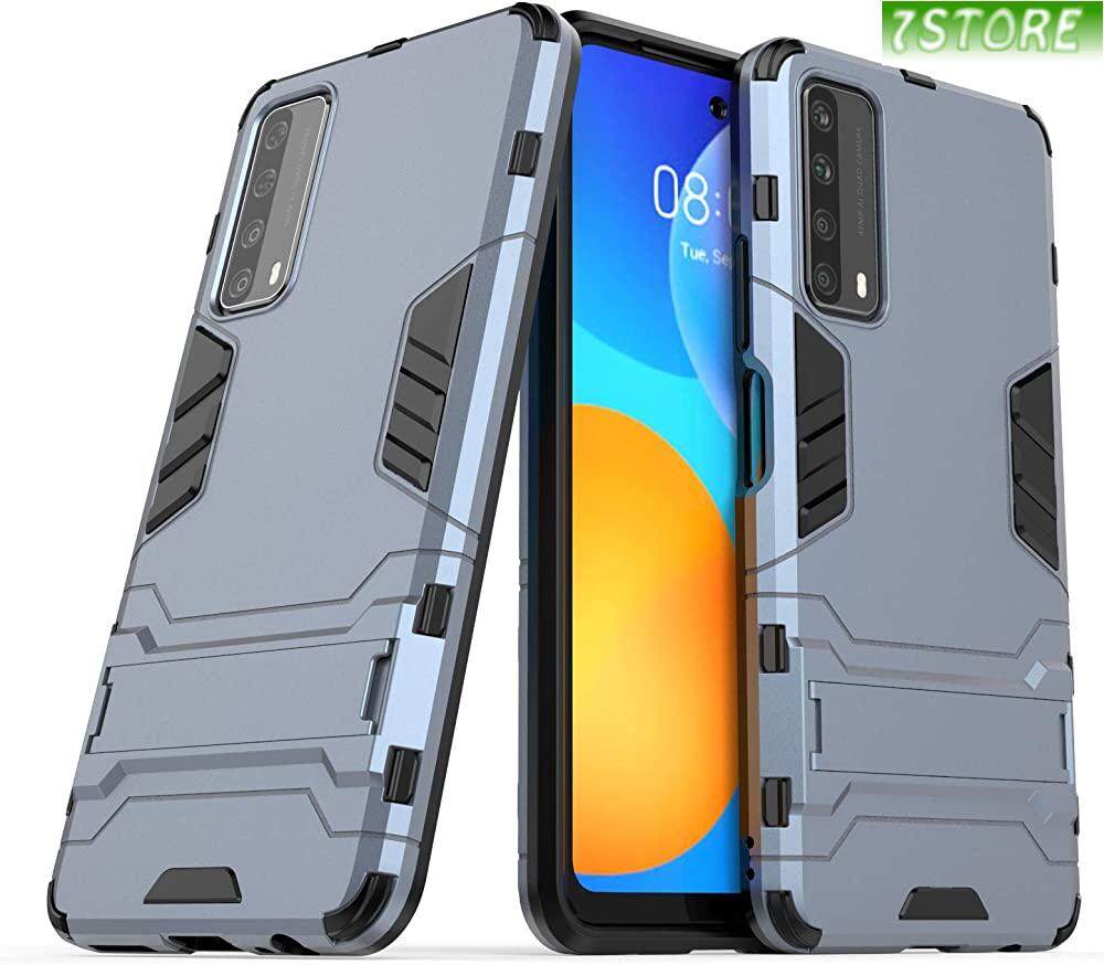 Hybrid Case for Huawei Enjoy 20 SE,Shockproof Cover for Huawei Enjoy 20 SE, Dual Layer Protection Rugged Case Hard Shell Cover with Kickstand for Huawei Enjoy 20 SE