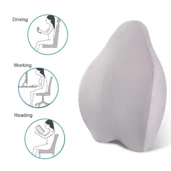 Goodgreat Memory Foam Lumbar Support Pillow Insert Back Cushion