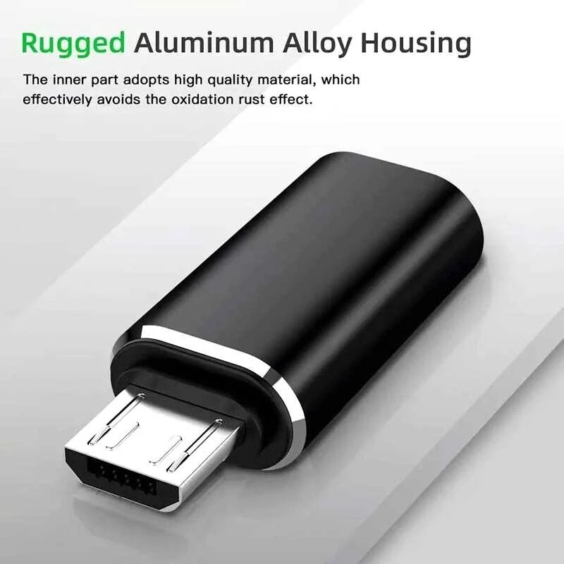 Type-C To Micro USB/lightning Cellphone Charging Adapter