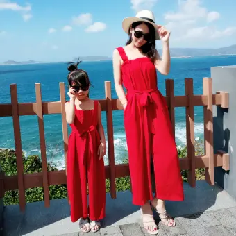 black red jumpsuit