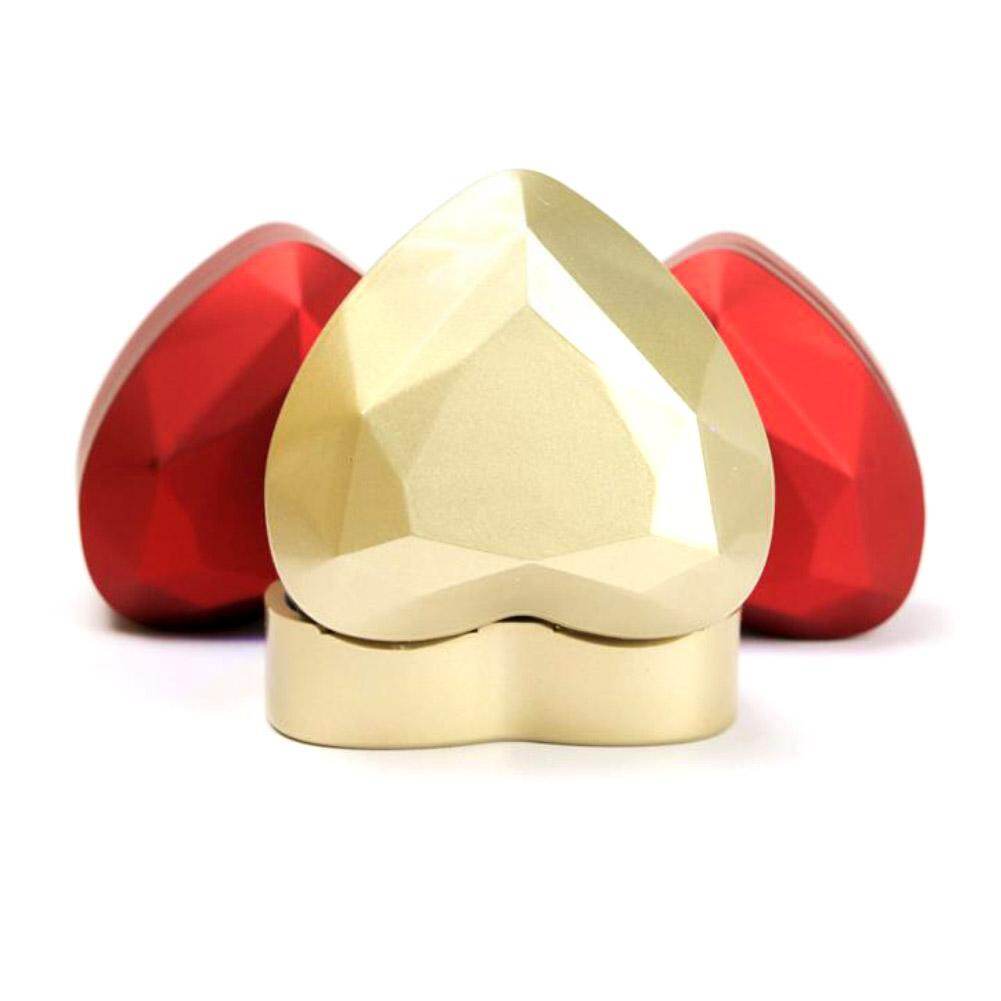 Heart Shape LED Light Ring Holder Box Proposal Wedding Band Display Storage Case