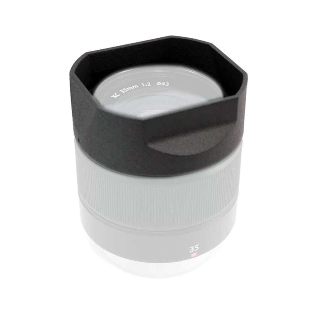 New Square Lens Hood For Fujifilm Fuji Xc35f2/ Xf35f2/ Xf23f2 Dedicated Lens Hood Shade Camera Accessories