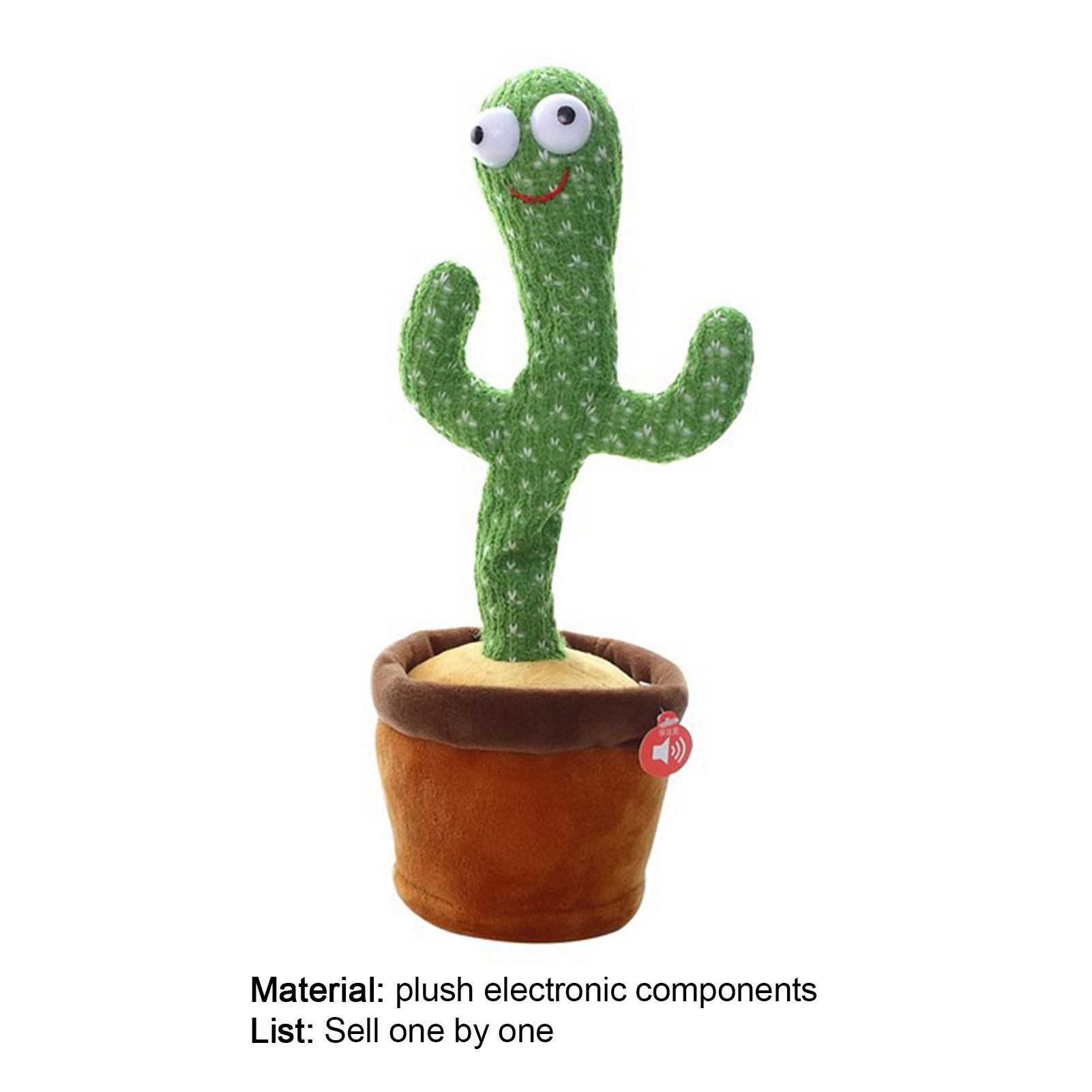 Cactus Plush Doll Funny Educational Cute Dancing Cactus Stuffed Toy for Valentines