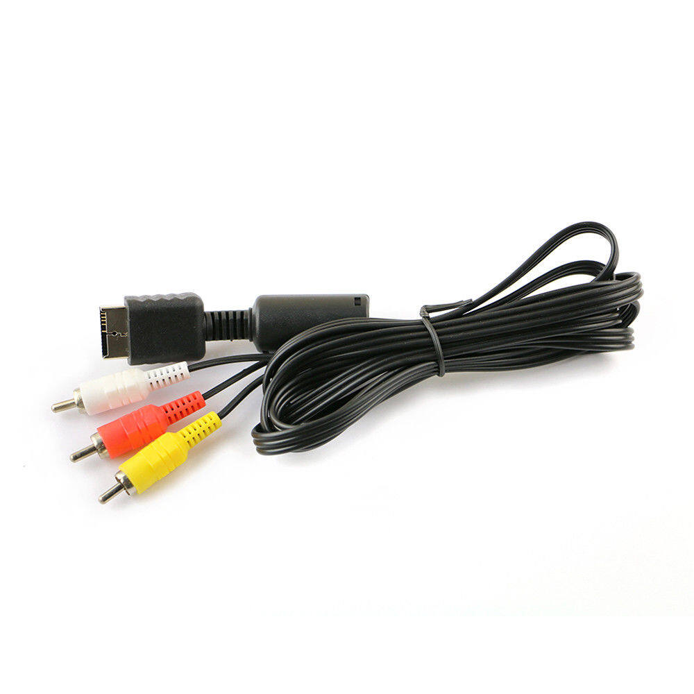 1PC 1.8m 3 Cáp video/âm thanh RCA Màu đen Bộ chuyển đổi đa đầu ra TV AVwire