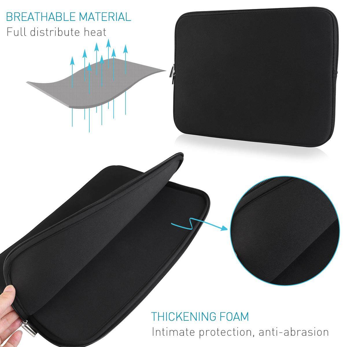 Laptop Sleeve Case Membawa Casing untuk 13 Inch Macbook Mac Air/Pro/Retina (Hitam)-Intl