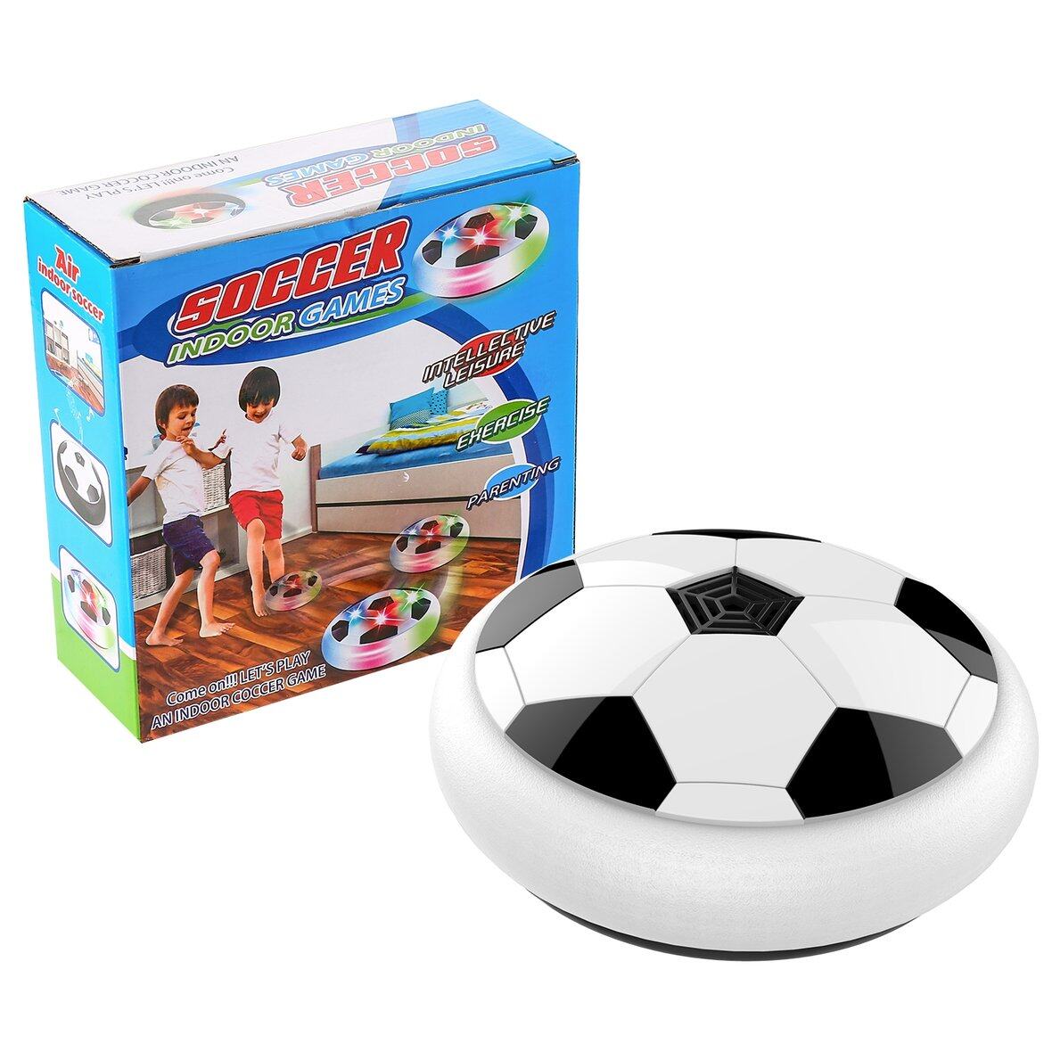 Hovering Football LED Light Flashing Arrival Air Power Soccer Ball Disc Indoor 