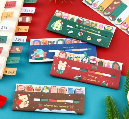 120 tờ giấy ghi chú Post It giáng sinh sinh sinh viên Ins dễ thương ghi chú dán