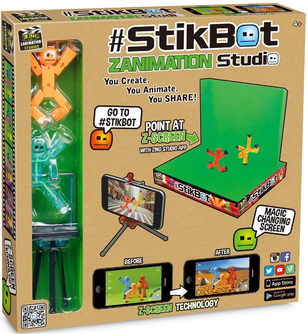 Stikbot Puppet Sucker Joint Puppet Freeze Action Figure Filming Animation  Toys Tripod Green Screen | Lazada PH