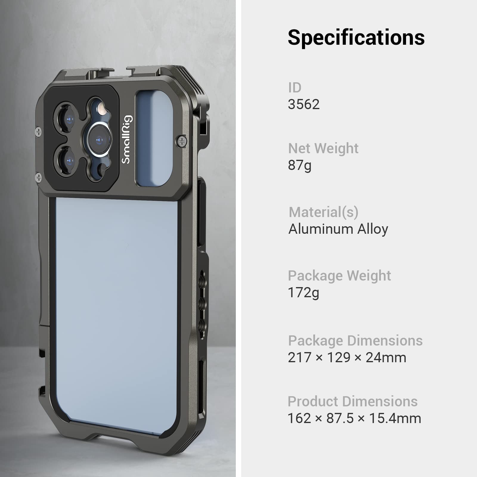 Ốp Điện Thoại Di Động SmallRig Cho iPhone 13 Pro 3562