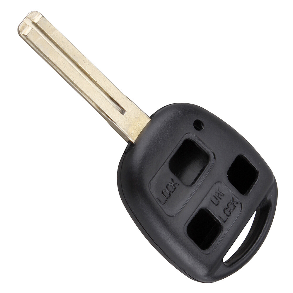 3 Buttons Replacement Car Key Case Shell Keyless Remote Fob Uncut Blade Fix Master for Lexus
