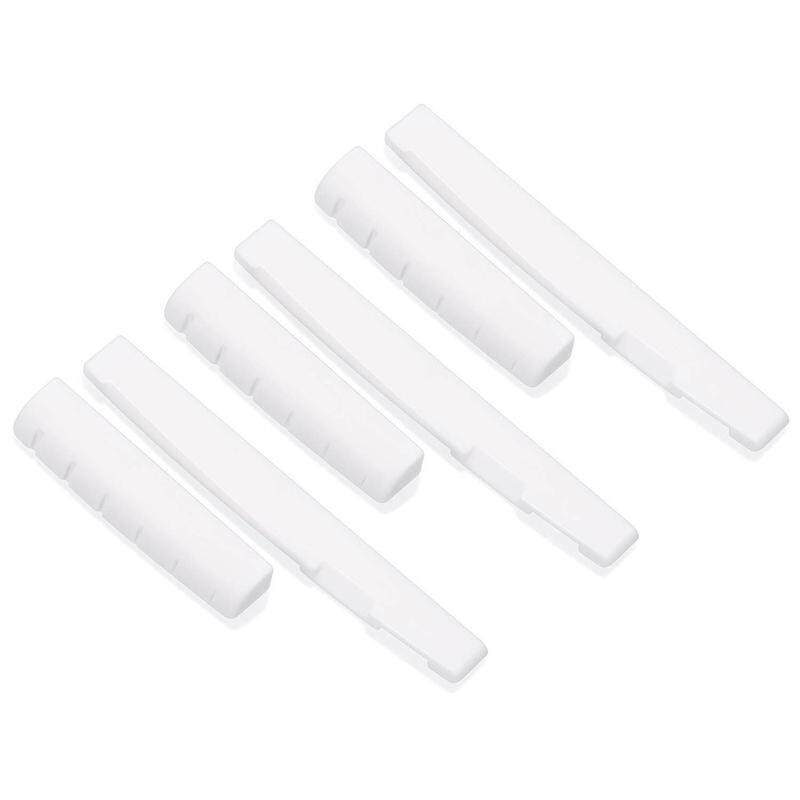 3 Set (6Pcs) Guitar Nut And Acoustic Bridge Saddle Made Of Bone For 6 Strings Classical Guitar Malaysia