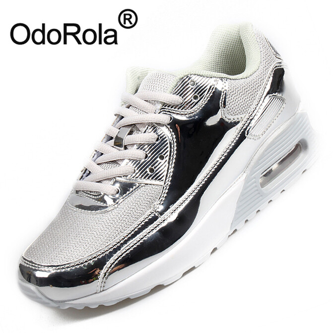 Fashion Sneakers Women Men Casual Sports Running Shoes Platform Flat Shoes Couples Outdoor Street Walking Shoes Woman Lace-up Gold Glitter Ladies Shoes Mesh Shoes Sneakers