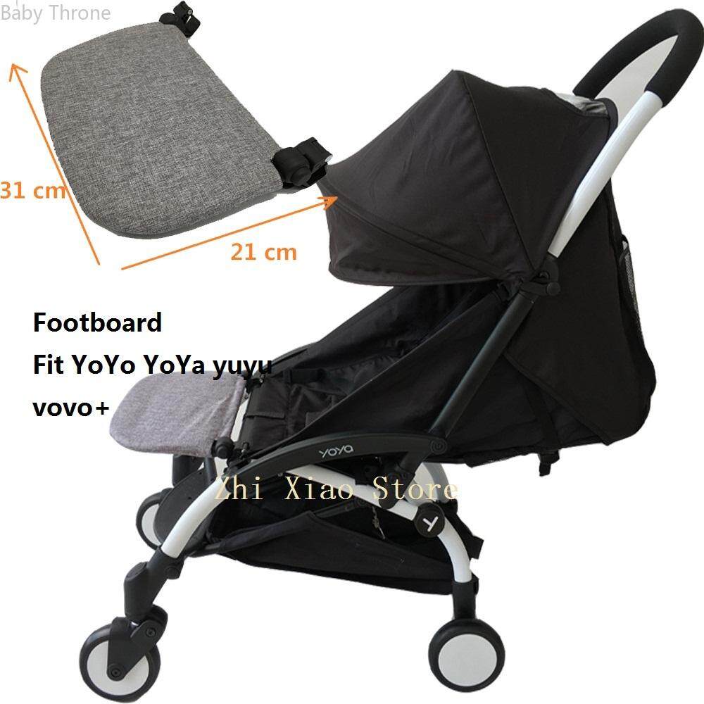 New Baby Stroller Accessories Footboard for Babyzen Yoyo Yoya YuYu Foot Rest Infant Carriages Extend 21cm Feetboard (Gray)