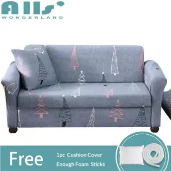 Slipcover 4 Seater Nordic Style Universal Stretch Sofa Cover Elastic Spandex Protector Length Range