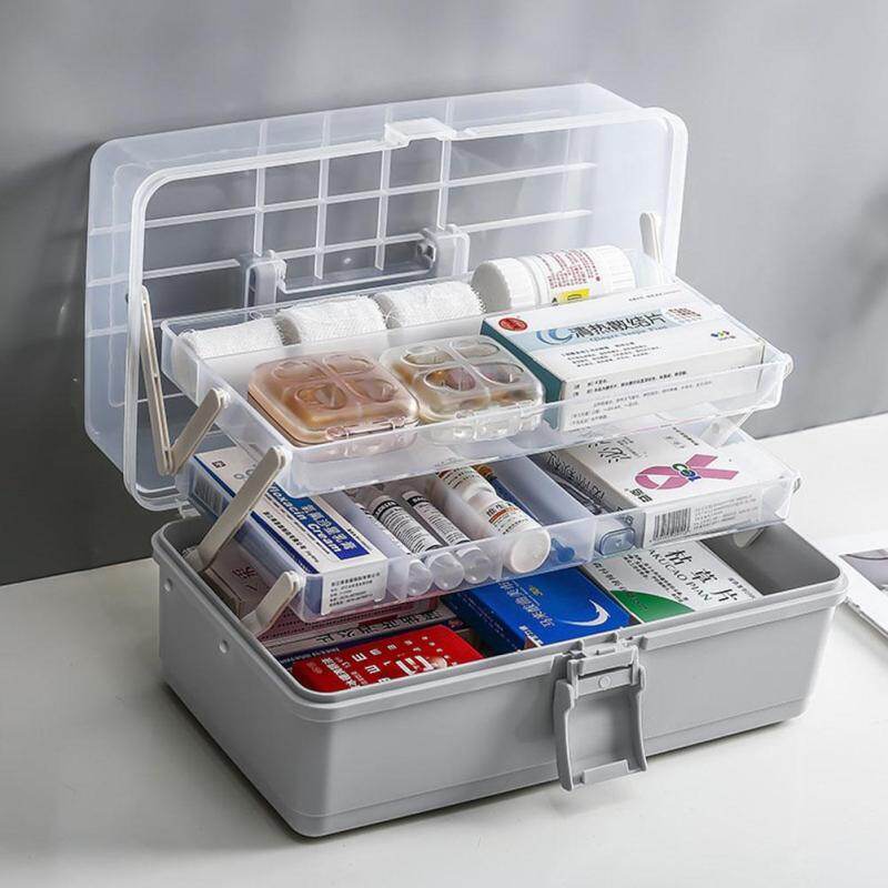 【Ready Stock】Lifly Household MultiLayer First Aid Kit Storage