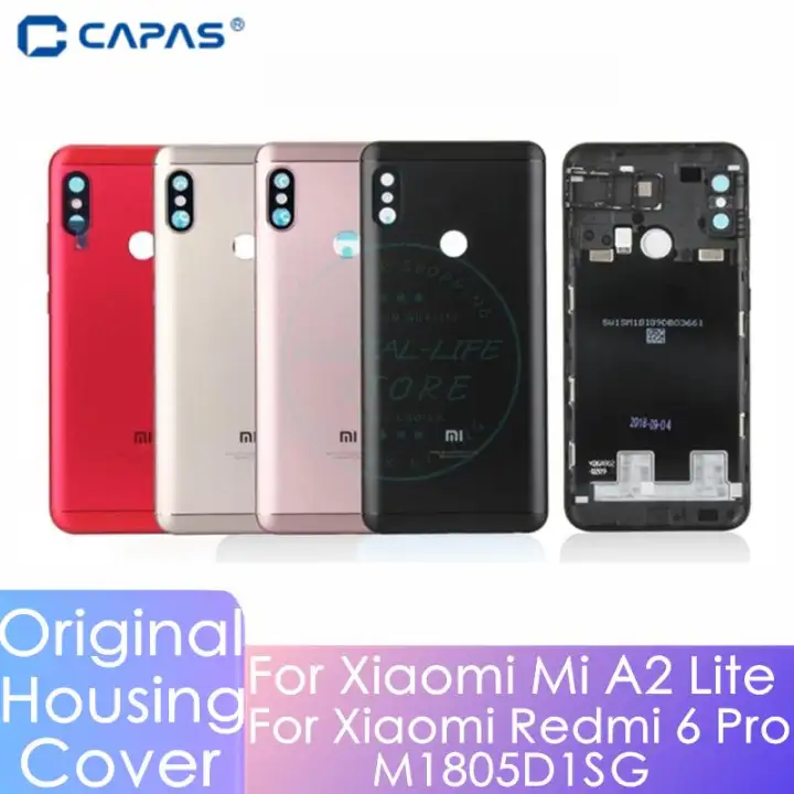 Original Rear Back Cover For Xiaomi Mi A2 Lite Redmi 6 Pro Back