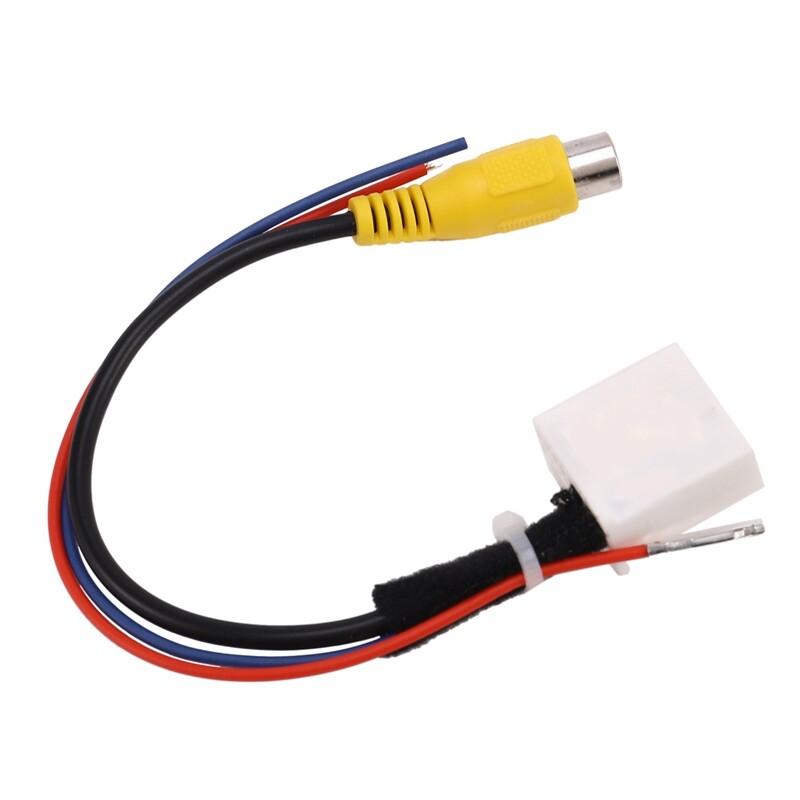 16 Pin Car Rear View Camera Adapter Cable Parking Backup Camera Video Cable Adapter Navigation DVD Reverse Camera Adapter Cable Plug for Toyota Camry 7Th