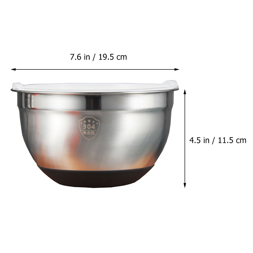 Bát Dulrua, Bát Trộn Có Nắp Silicon Để Nấu Nướng