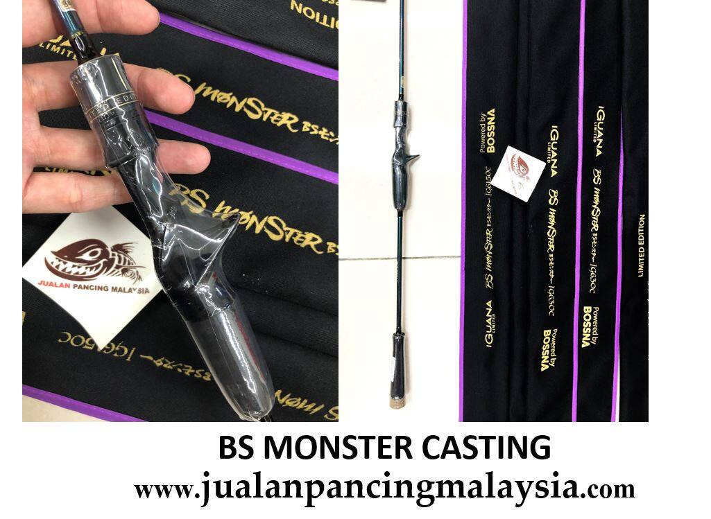 BOSSNA BS MONSTER IGUANAX LIMITED EDITION CASTING SPINNING SOLID
