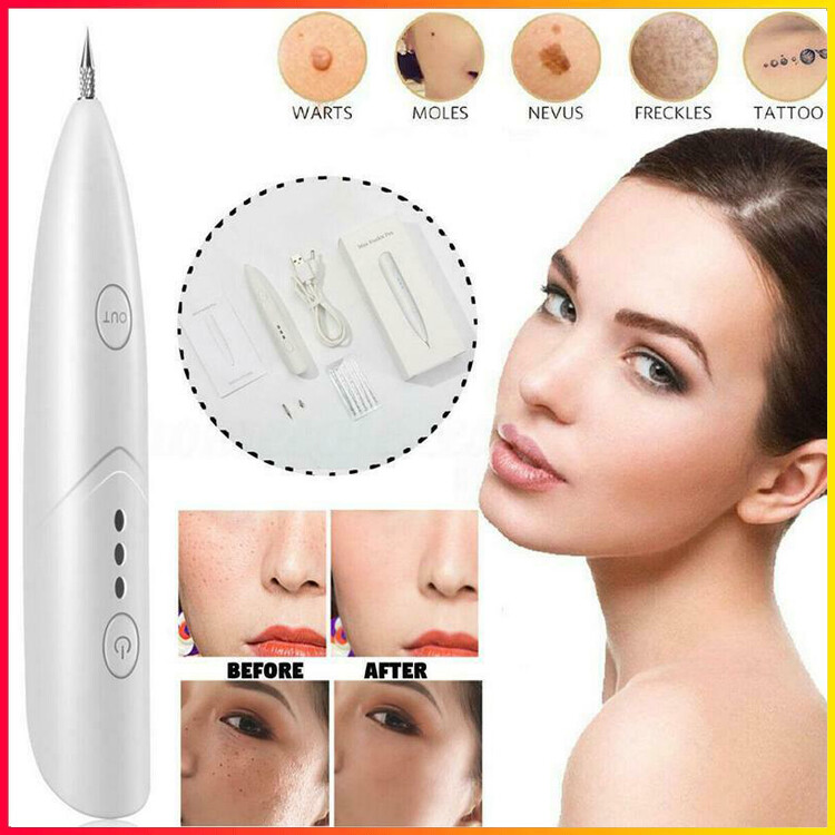 Freckle Removal Pen Plasma Pen Tattoo Mole Removal Machine Dark Spot Eraser Face Care Skin Tag Remover LCD Tool