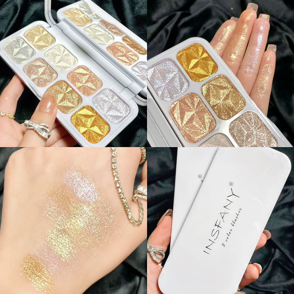 【ZNBY】 Bảng Phấn Mắt Trang Điểm Lấp Lánh