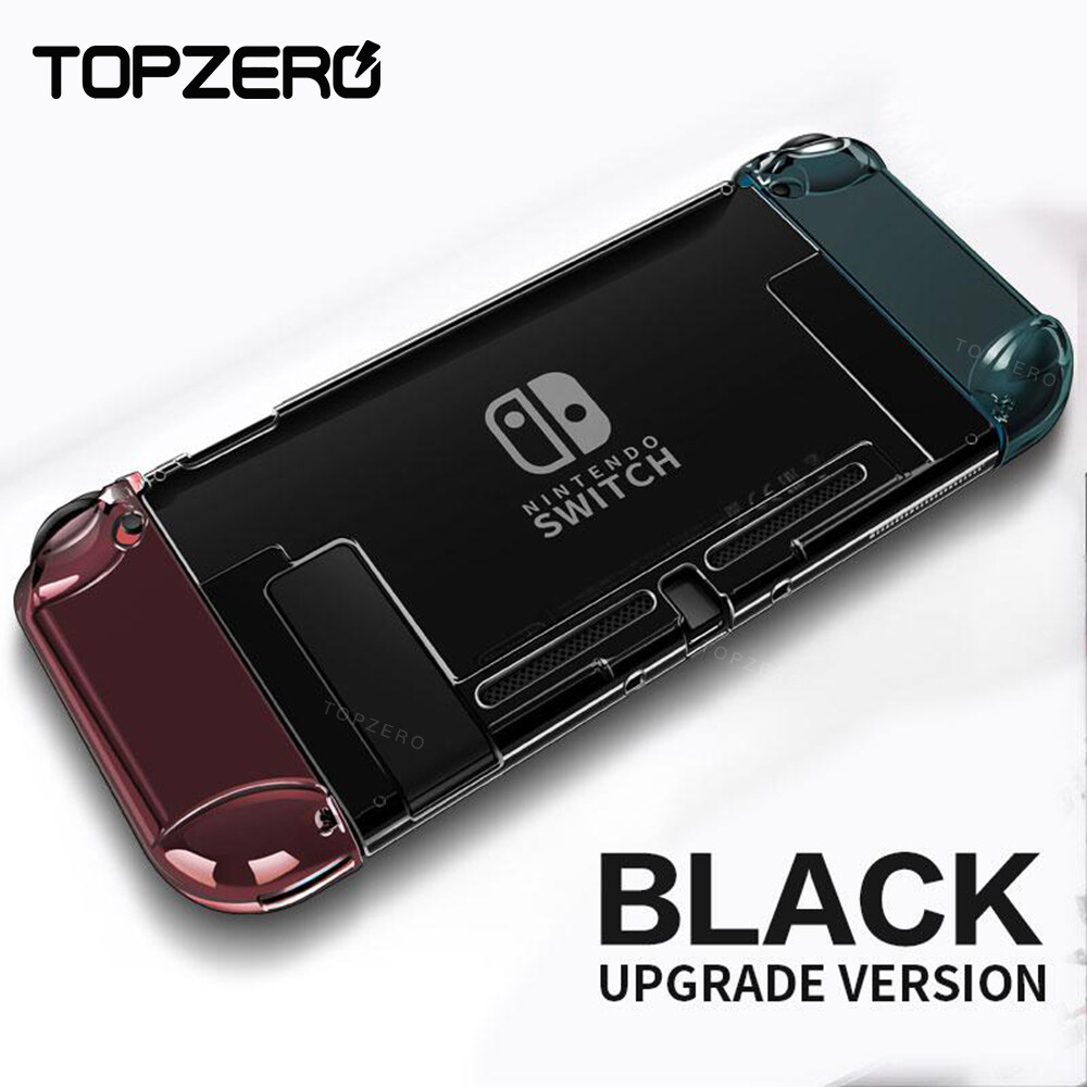 TOPZERO Ốp Bảo Vệ Trong Suốt PC Pha Lê Có Thể Tháo Rời Cho Nintendo Switch NS NX Ốp Lưng Cứng