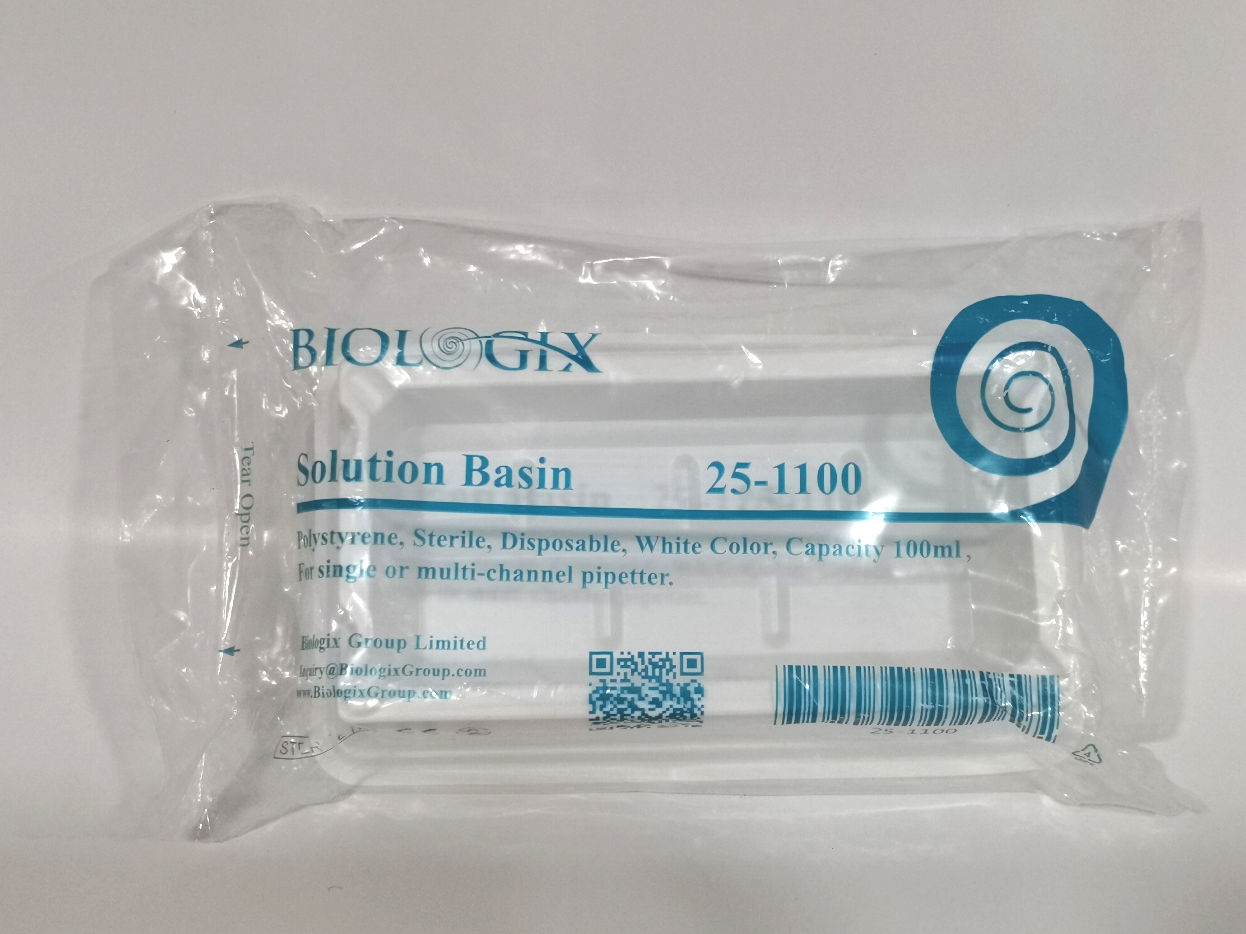 Biologix Reagent Reservoir, Sterile, PS (25/55/100ml) Lazada