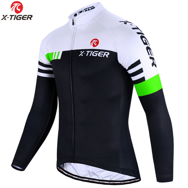 X-TIGER Top Quality Cycling Jersey Long Sleeve MTB Bicycle Cycling Clothing Mountain Bike Sportswear Cycling Clothes