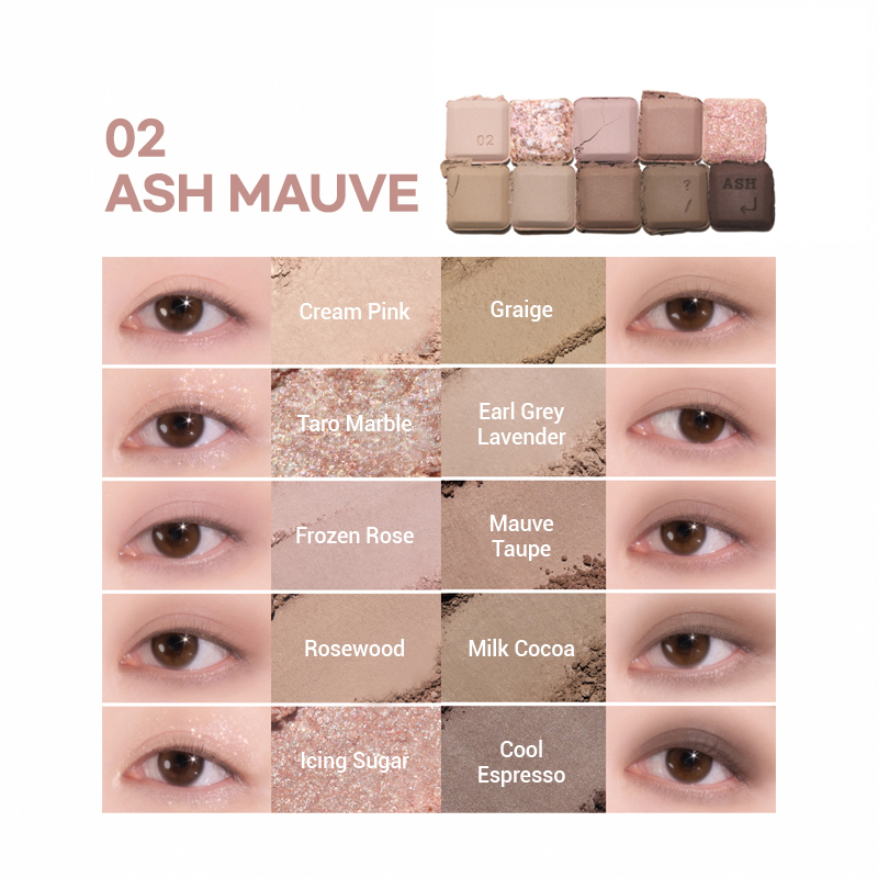 Bảng phấn mắt Lilybyred Mood Keyboard Eye Shadow Palette 12 Colors