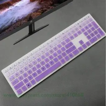 2020 Desktop Keyboard Cover Protector Skin Computer for Hp Pavilion All in One Pc 24 Xa 24 Xa0002A 24 Xa0300Nd 24 Xa0051Hk 23.8 Inch-Gradual Purple