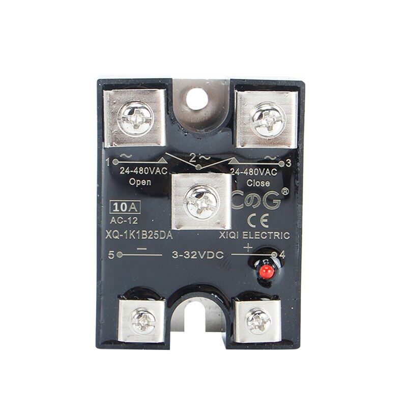 Cg nc and no ssr 10a 25a 40a da normally closed and normally open single phase dc control ac ssr-10da 25da nc solid state relay