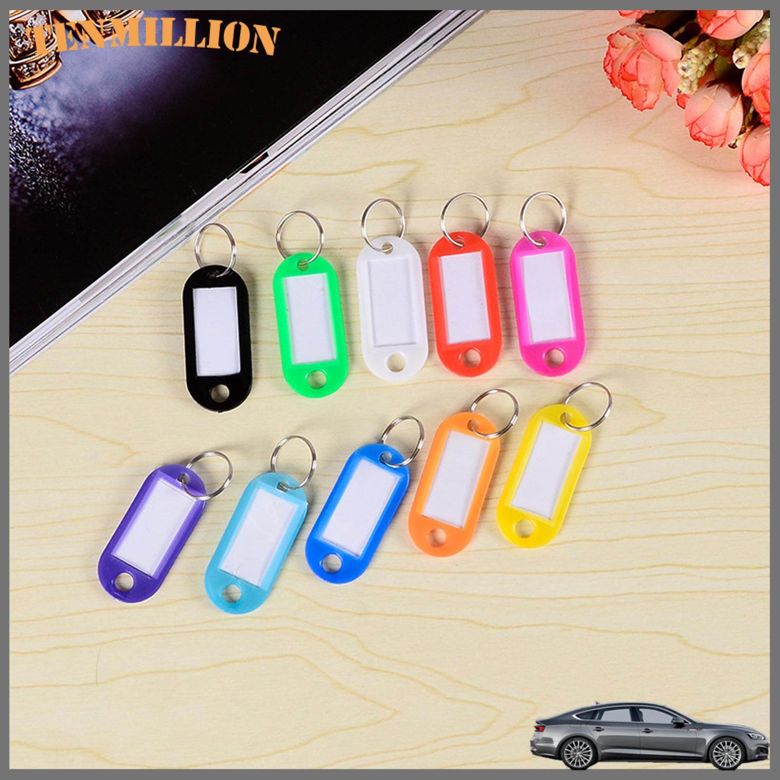20 Chiếc Thẻ Chìa Khóa Có Thể Tháo Rời Với Cửa Sổ PP Ngăn Ngừa Thiếu Thẻ Nhận Dạng Chìa Khóa Phụ Kiện Túi Thẻ Chìa Khóa Có