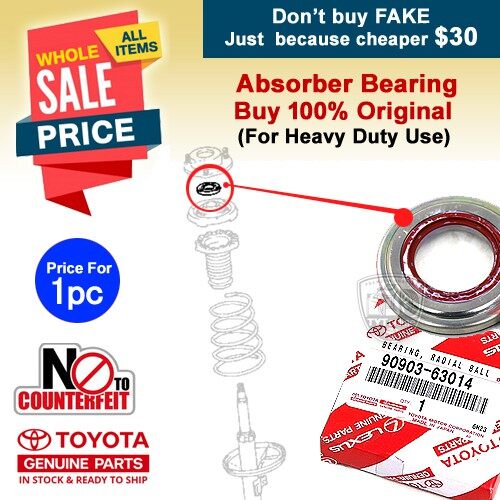 Alphard 2 4 3 0 00 17 Anh10 Mnh10 Absorber Mounting Bearing 90903 63014 Toyota Lazada
