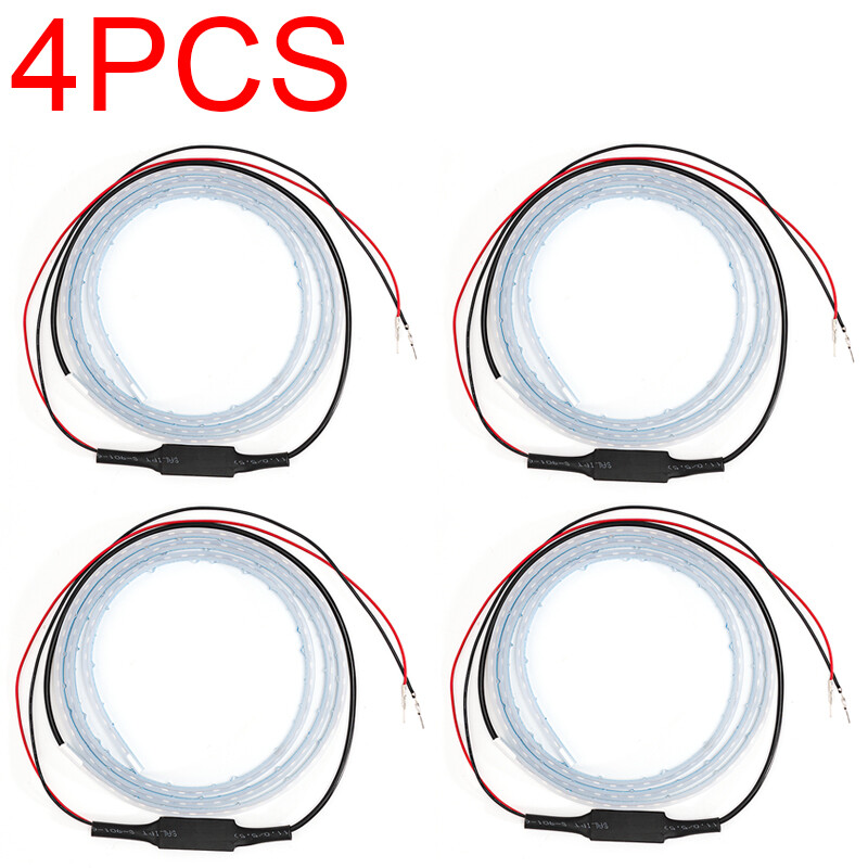 Car Door Decoration Light Strips Flashing Safety 12V Opening Warning Lamp Waterproof