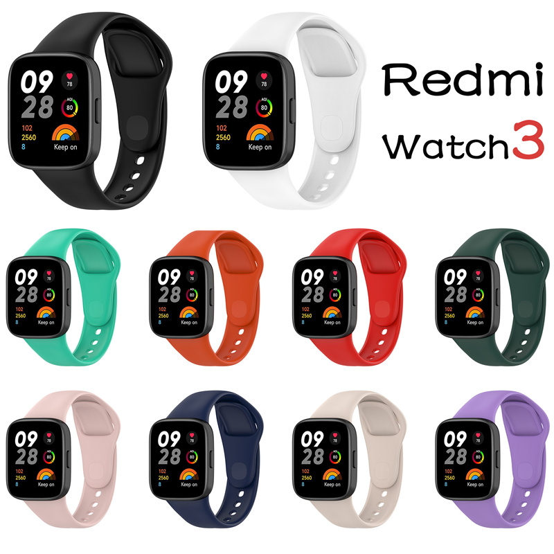 redmi watch 3 strap silicone soft replacement strap for redmi watch3