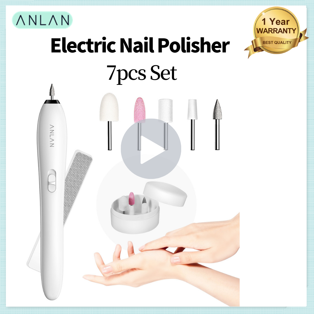 Máy Mài Móng Tay Điện ANLAN, Bộ Mũi Khoan, Tẩy Tế Bào Chết, Đánh Bóng
