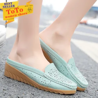 Free Shipping Toto Flexing Slip On Lazy Shoes For Women