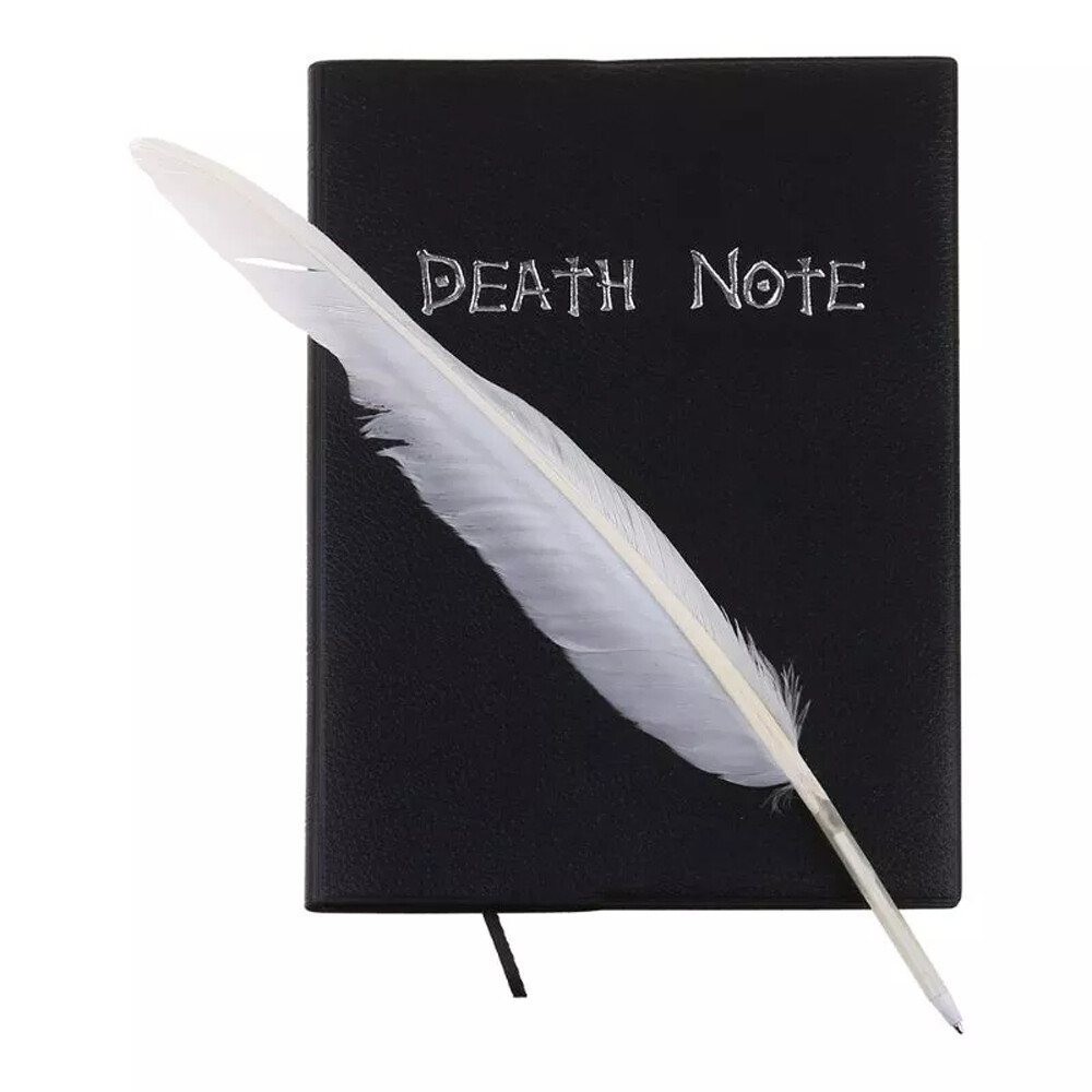 INAPO for Gift Collectable Anime Leather Diary Journal Death Note Pad Death Note Notebook Feather Pen