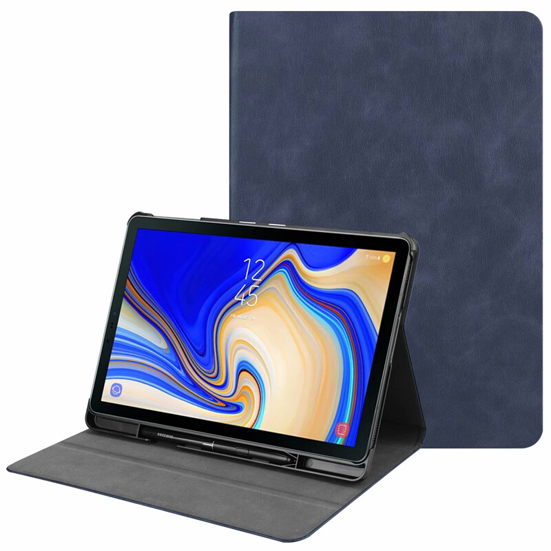 High quality stand case for samsung galaxy tab s4 10.5 inch sm-t830 t835 hard cover with pen slot holder
