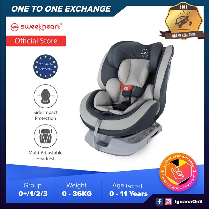 reclining booster seat with 5 point harness
