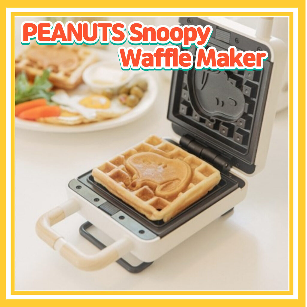 PEANUTS Snoopy Waffle Maker 3 types of plates set/Snoopy Kitchen