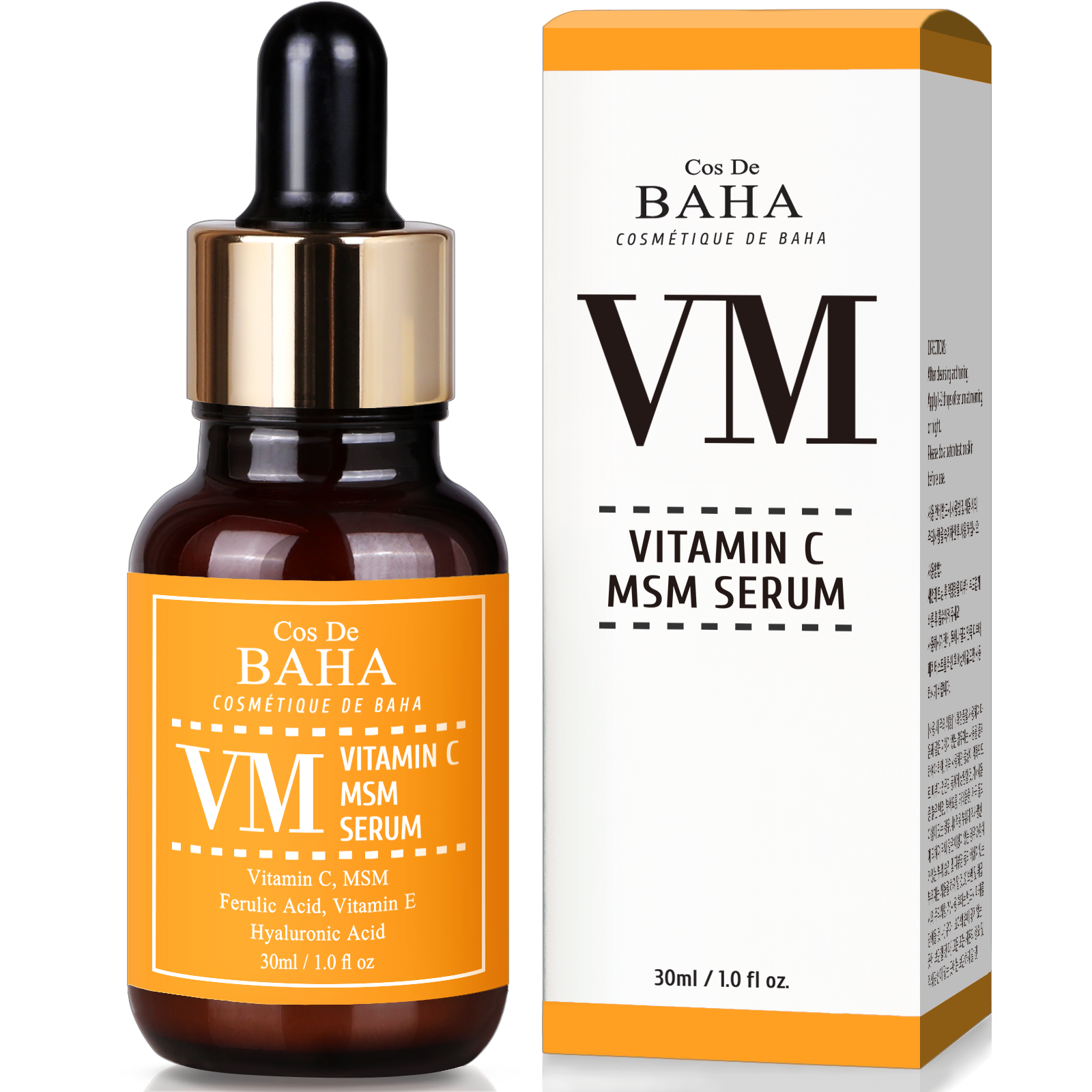 Cos De Serum BAHA-VM 30Ml Serum Dưỡng Da Mặt Vitamin C Với MSM-Dành Cho